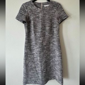 Calvin Klein Textured Knit Mini Dress Size 6